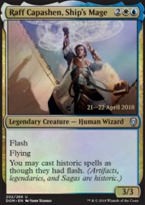 Raff Capashen, mage de navire - Prerelease Promos