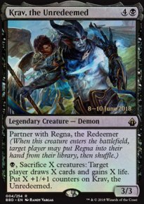 Krav, the Unredeemed - Prerelease Promos