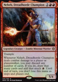 Neheb, champion de la Horde de l'effroi - Prerelease Promos