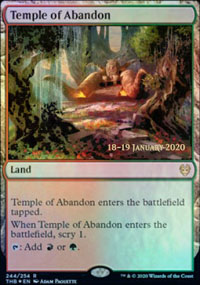 Temple de l'abandon - Prerelease Promos