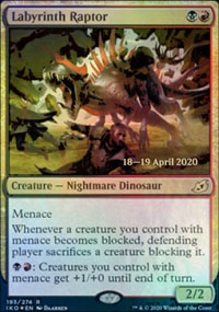 Raptor du labyrinthe - Prerelease Promos