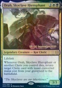 Orah, hirophante du fort cleste - Prerelease Promos