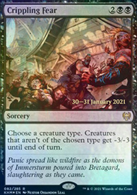 Peur paralysante - Prerelease Promos