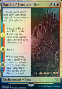 Bataille de glace et de feu - Prerelease Promos