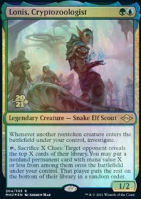 Lonis, cryptozoologue - Prerelease Promos