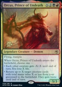 Orcus, prince de la Non-Vie - Prerelease Promos