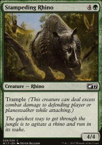 Stampeding Rhino - Welcome Deck 2017