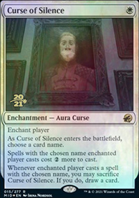 Maldiction de silence - Prerelease Promos