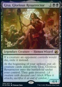 Gisa, rsurrectrice glorieuse - Prerelease Promos