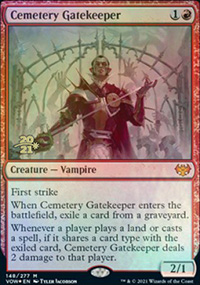 Gardien de la porte du cimetire - Prerelease Promos