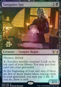 Espionne sanguine - Prerelease Promos