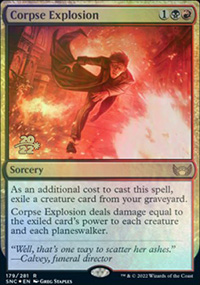 Explosion de cadavres - Prerelease Promos