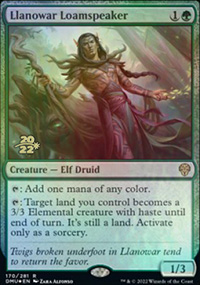 Orateur du terreau de Llanowar - Prerelease Promos