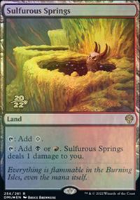 Sources sulfureuses - Prerelease Promos