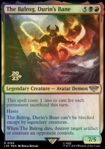 Le Balrog, Flau de Durin - Prerelease Promos