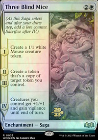 Trois souris aveugles - Prerelease Promos