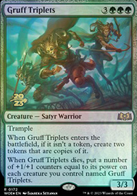 Tripls bourrus - Prerelease Promos