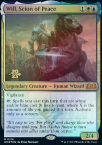 Will, scion de la paix - Prerelease Promos