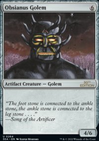 Golem d'obsianite - 