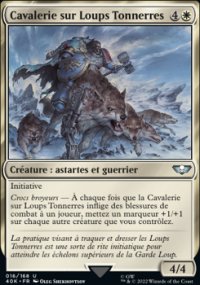 Cavalerie sur Loups Tonnerres - 