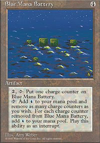 Accumulateur de mana bleu - 4th Edition