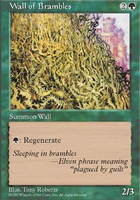 Wall of Brambles - 5th Edition