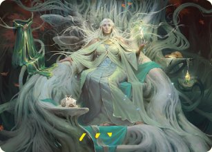 Galadriel, donneuse de cadeaux - Illustration - 