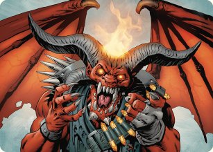 Rakdos, montagne de muscles - Illustration - 