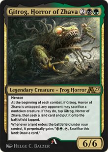 Gitrog, horreur de Zhava - Alchemy: Exclusive Cards