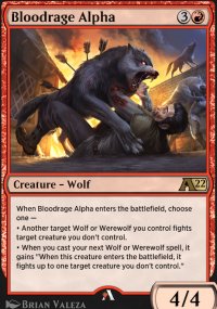 Alpha  la rage de sang - Alchemy: Exclusive Cards