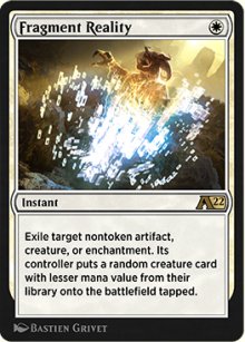 Fragmentation de ralit - Alchemy: Exclusive Cards