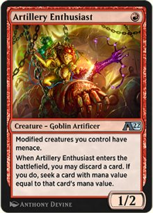 Enthousiaste de l'artillerie - Alchemy: Exclusive Cards