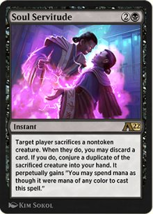 Servitude de l'me - Alchemy: Exclusive Cards