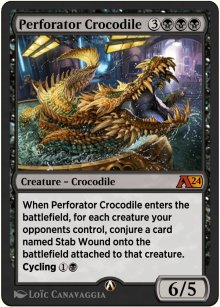 Crocodile perforateur - Alchemy: Exclusive Cards