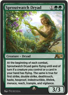 Dryade gardebourgeon - Alchemy: Exclusive Cards