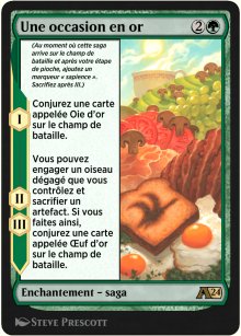 Une occasion en or - Alchemy: Exclusive Cards