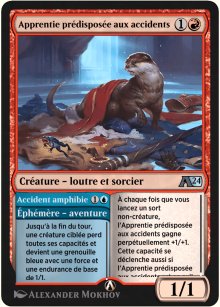 Apprentie prdispose aux accidents<br>Accident amphibie - Alchemy: Exclusive Cards