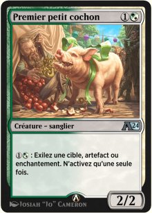 Premier petit cochon - Alchemy: Exclusive Cards