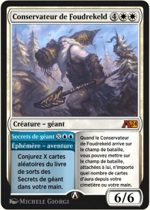 Conservateur de Foudrekeld<br>Secrets de gant - Alchemy: Exclusive Cards