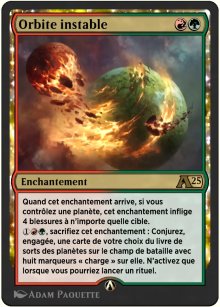 Orbite instable - Alchemy: Exclusive Cards