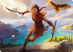 Kassandra, porteuse d'aigle - Illustration - Assassin's Creed - Art Series