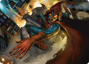 Super-Bouffon, maraudeur encapuchonn - Illustration - Marvels Spider-Man - Art Series