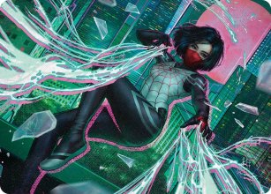 Silk, tisseuse de toile - Illustration - Marvels Spider-Man - Art Series