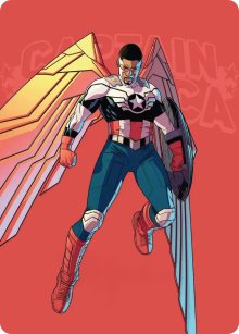 Captain America, Wings of Freedom - Art - Marvel Super Heroes - Art Series