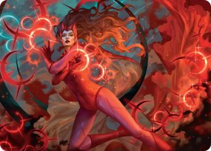 Scarlet Witch, Chaotic Avenger - Art - Marvel Super Heroes - Art Series