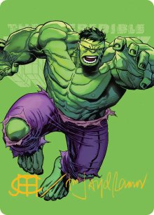 L'incroyable Hulk - Illustration - Marvel Super Heroes - Art Series