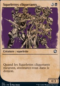 Squelettes cliquetants - 