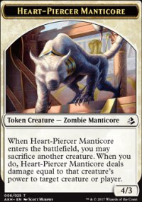 Heart-Piercer Manticore Token - 