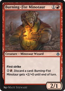 Burning-Fist Minotaur - Amonkhet Remastered