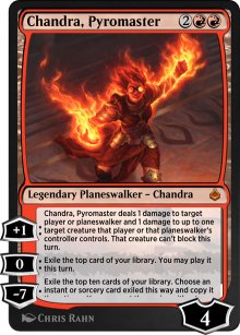 Chandra, pyromatresse - Amonkhet Remastered